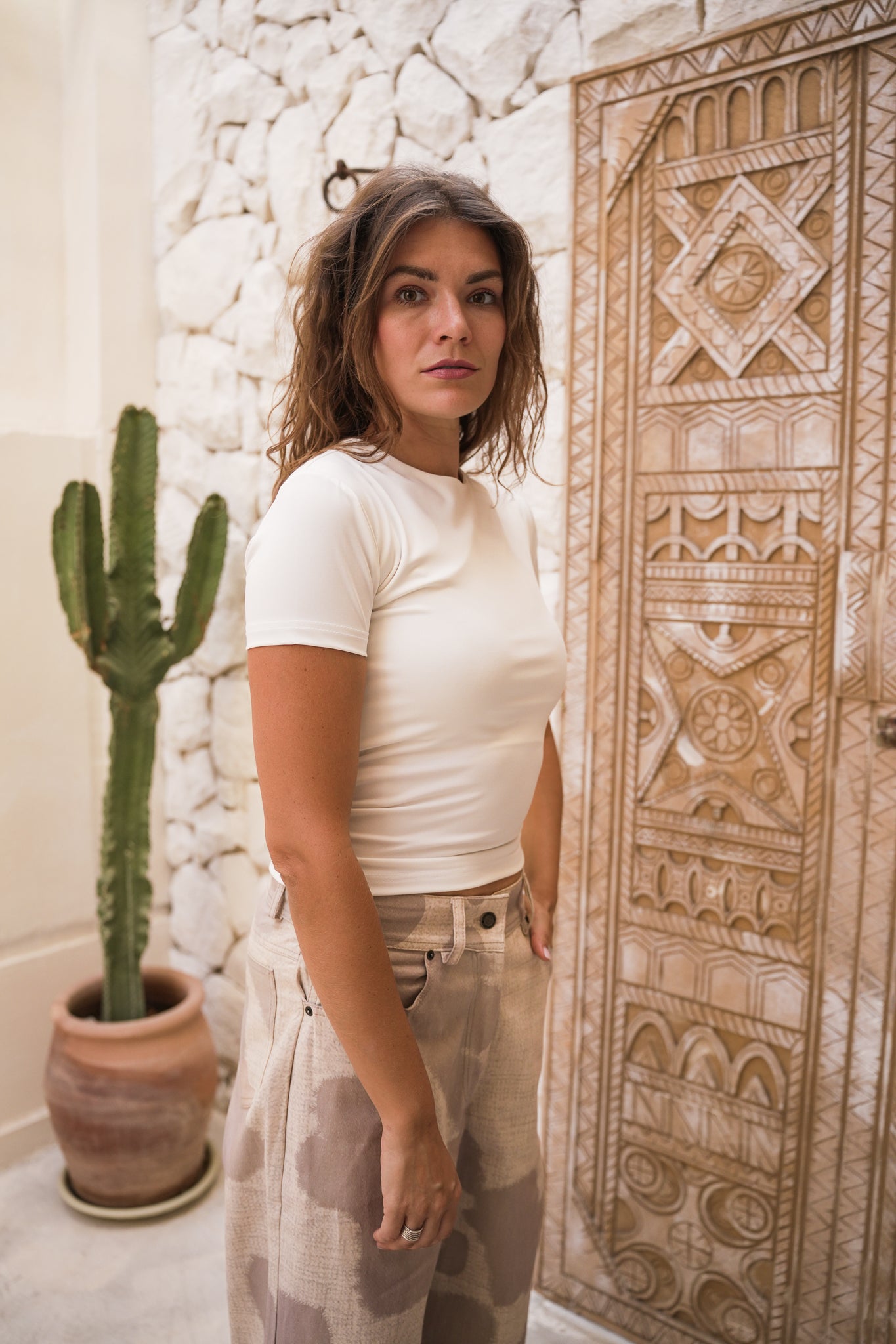 Basic Slim-Fit Tee - Half Sleeves & Crew Neck