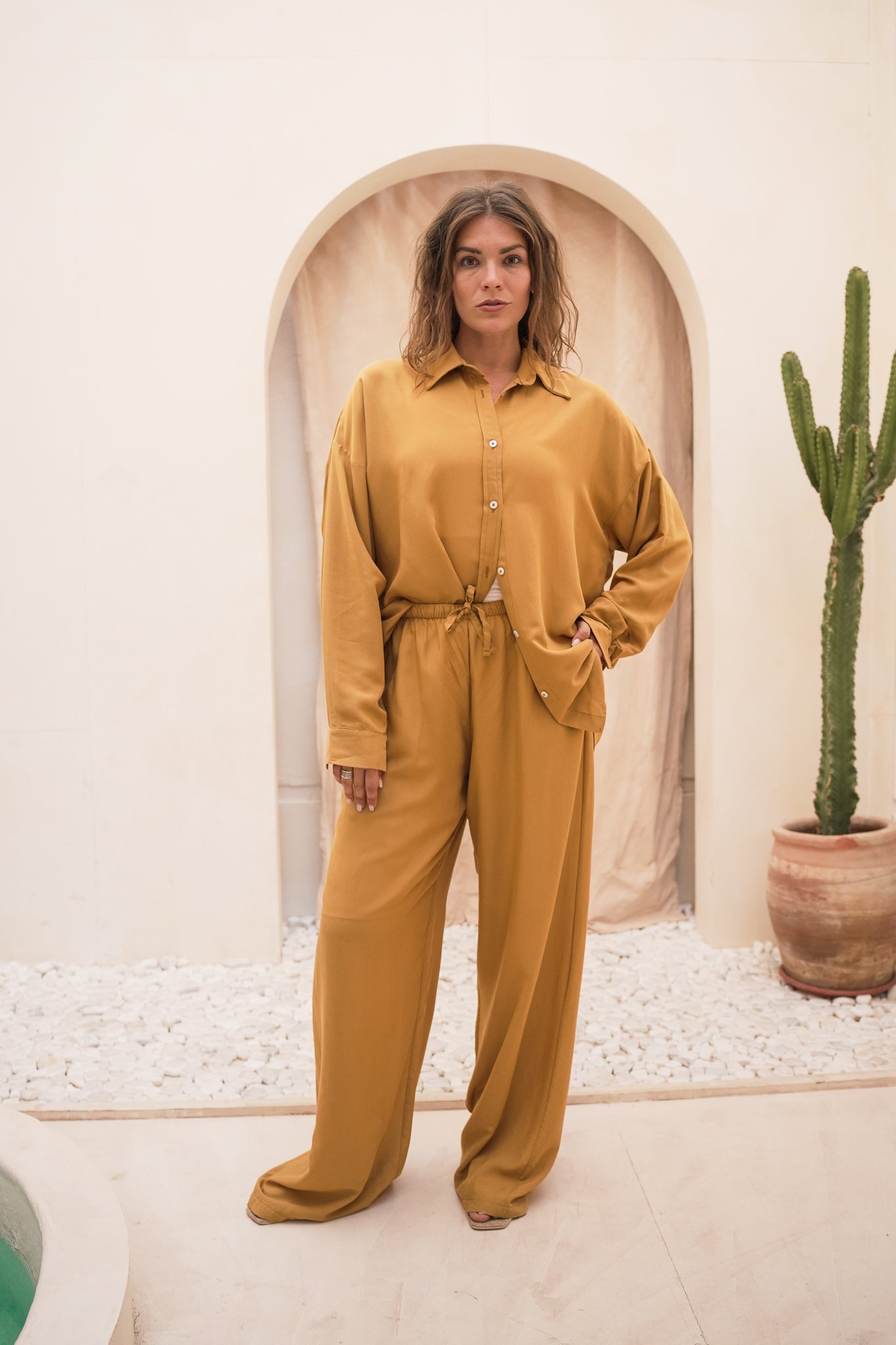 Basic Comfy Two-Piece Set - Full sleeves