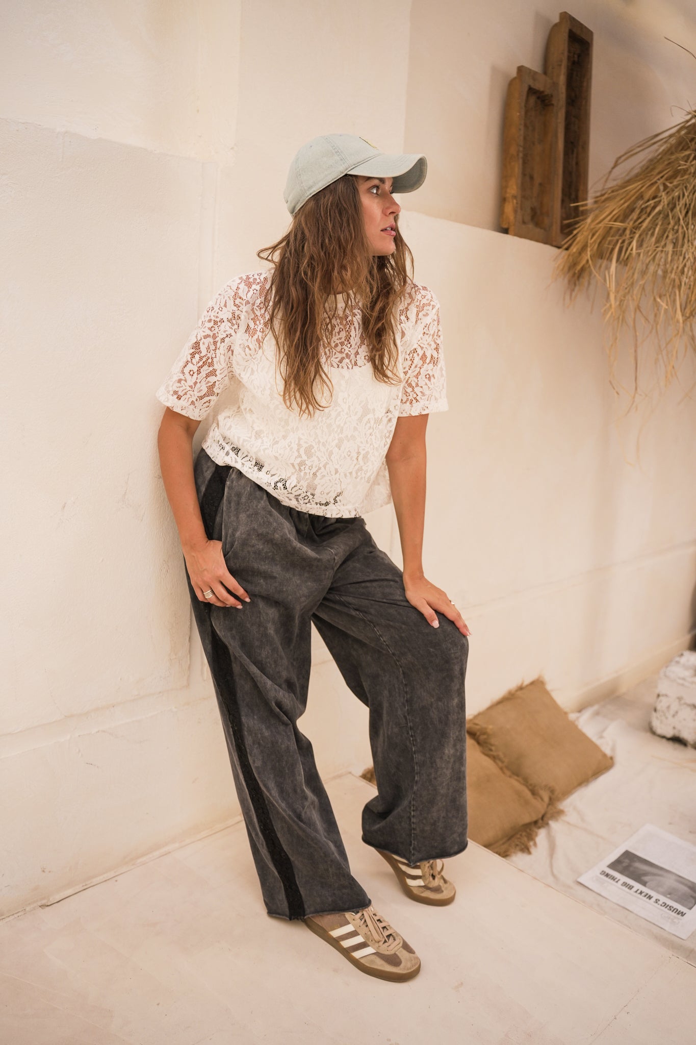 Sheer Lace T-Shirt See-Through