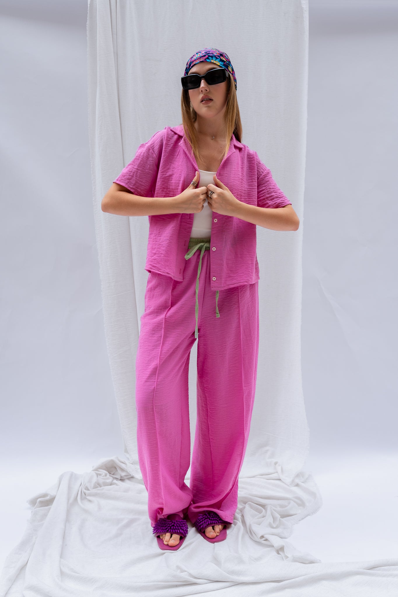 Basic Comfy Two-Piece Set - Half Sleeves