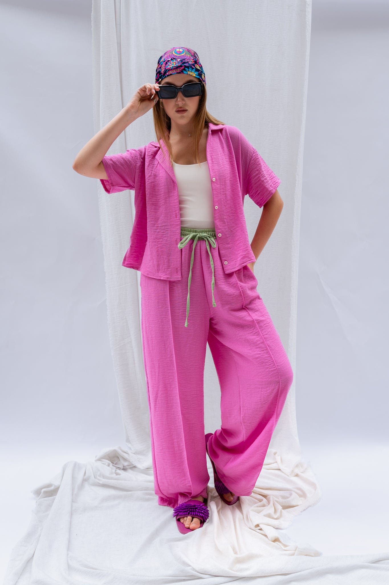 Basic Comfy Two-Piece Set - Half Sleeves