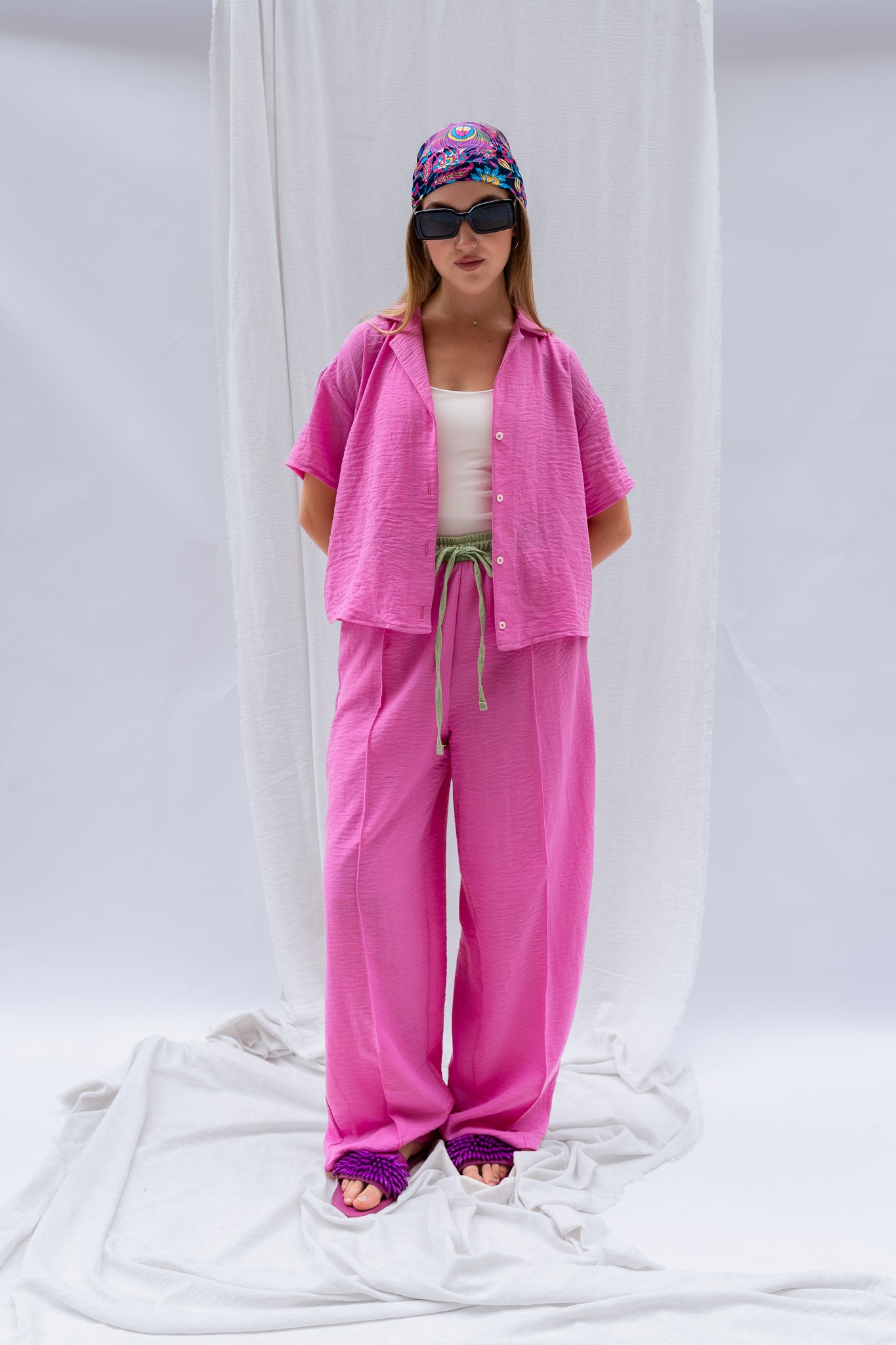Basic Comfy Two-Piece Set - Half Sleeves