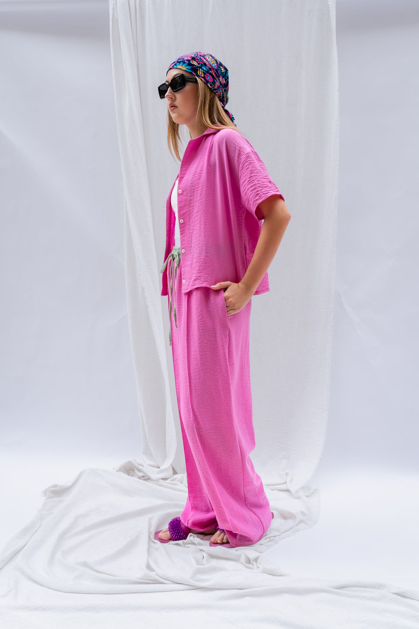 Basic Comfy Two-Piece Set - Half Sleeves