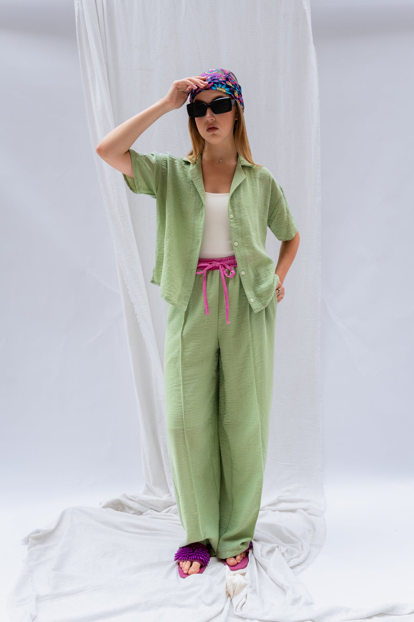 Basic Comfy Two-Piece Set - Half Sleeves