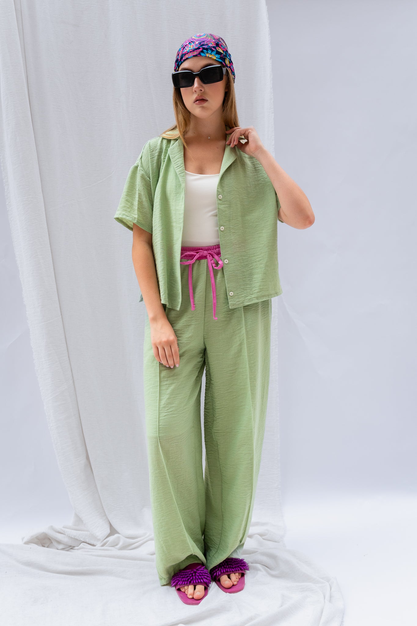 Basic Comfy Two-Piece Set - Half Sleeves