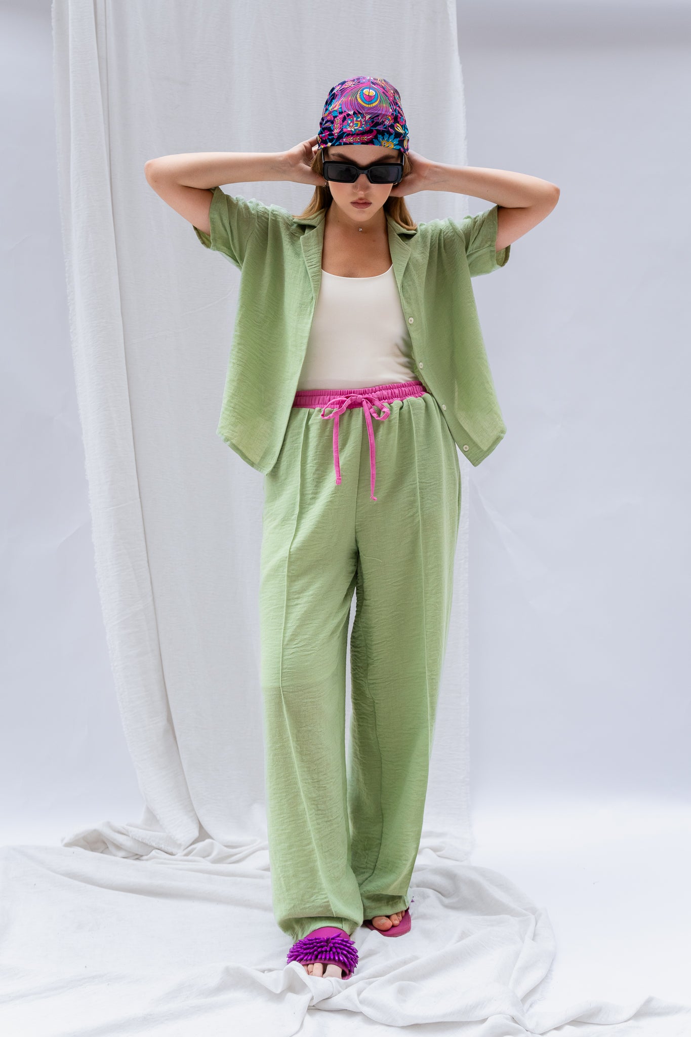 Basic Comfy Two-Piece Set - Half Sleeves