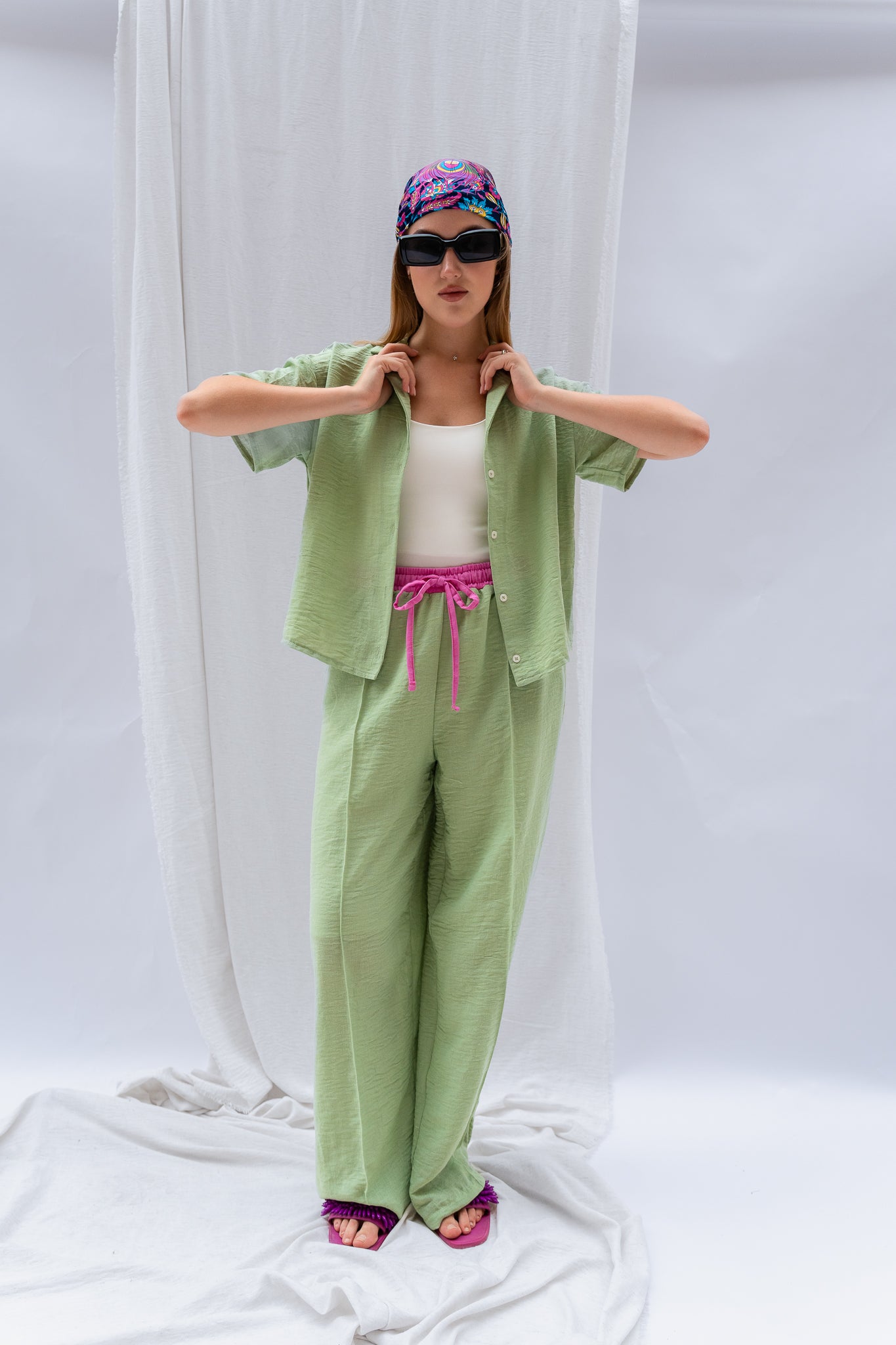 Basic Comfy Two-Piece Set - Half Sleeves