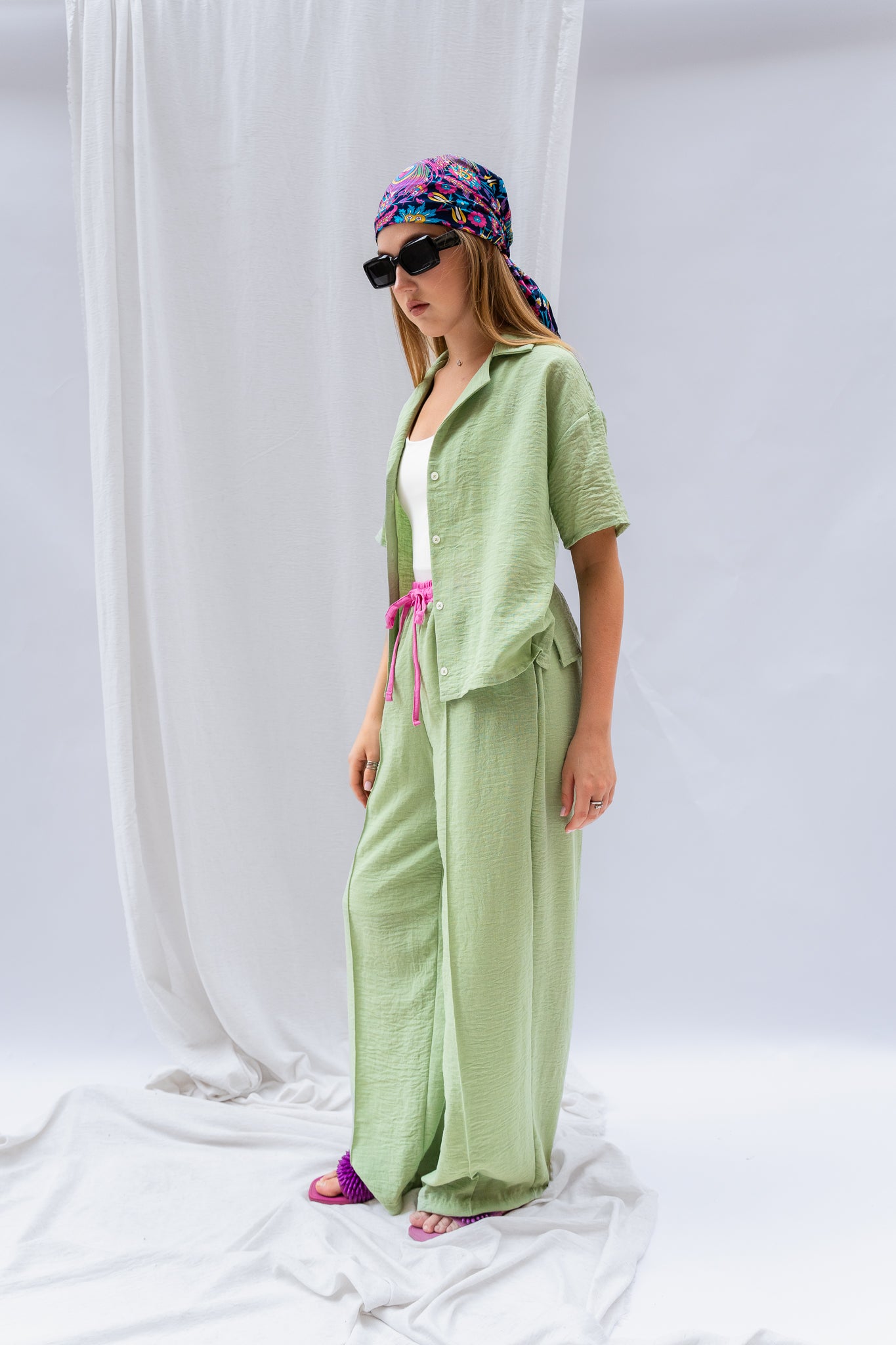 Basic Comfy Two-Piece Set - Half Sleeves