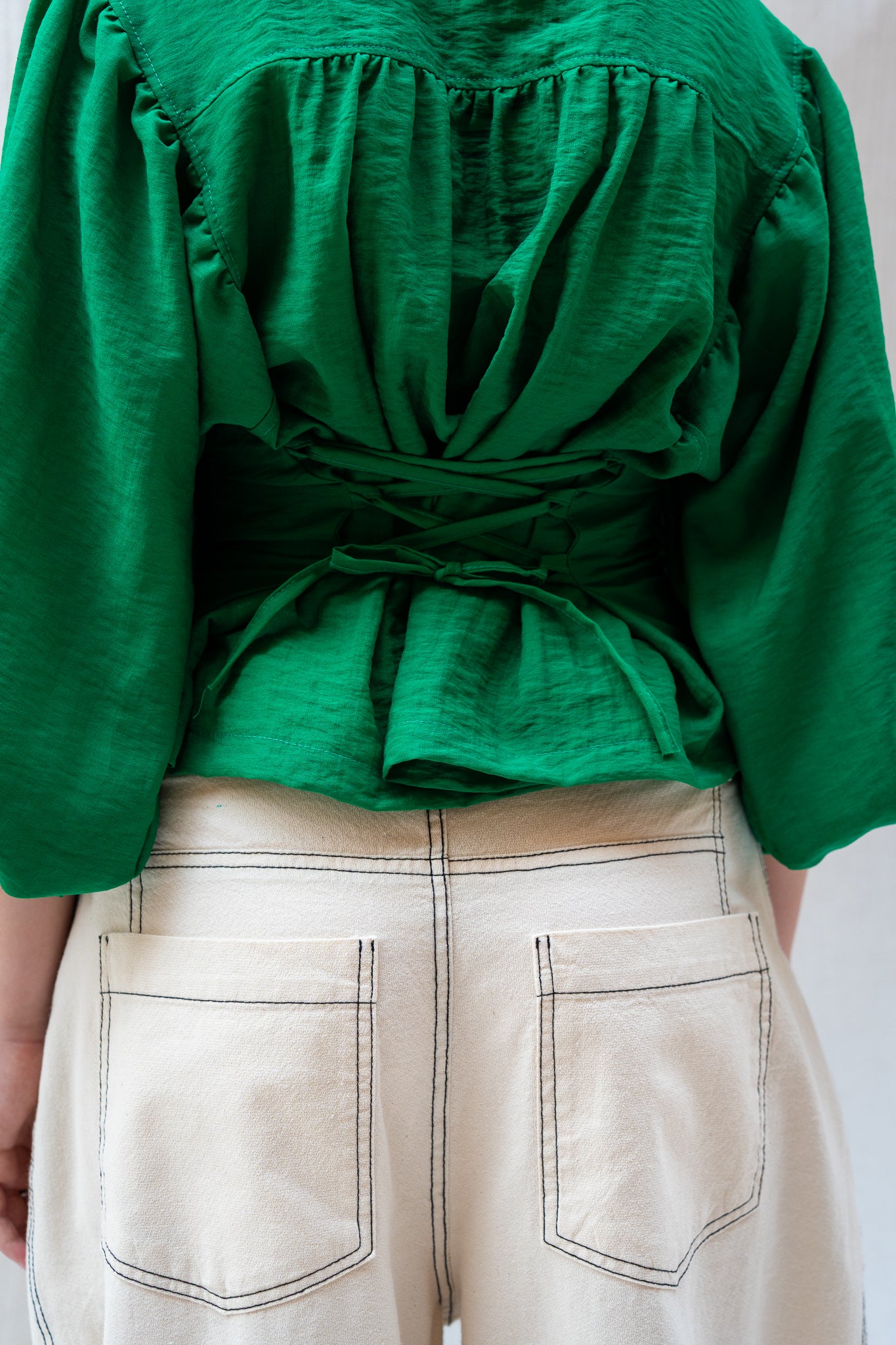 Puffy Sleeve Shirt - Feminine Silhouette with a Classic Touch