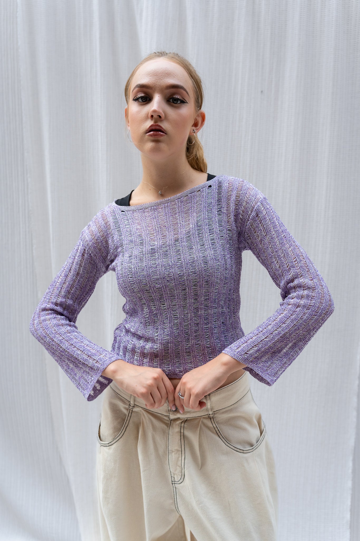 Sheer Knit Vibe Top