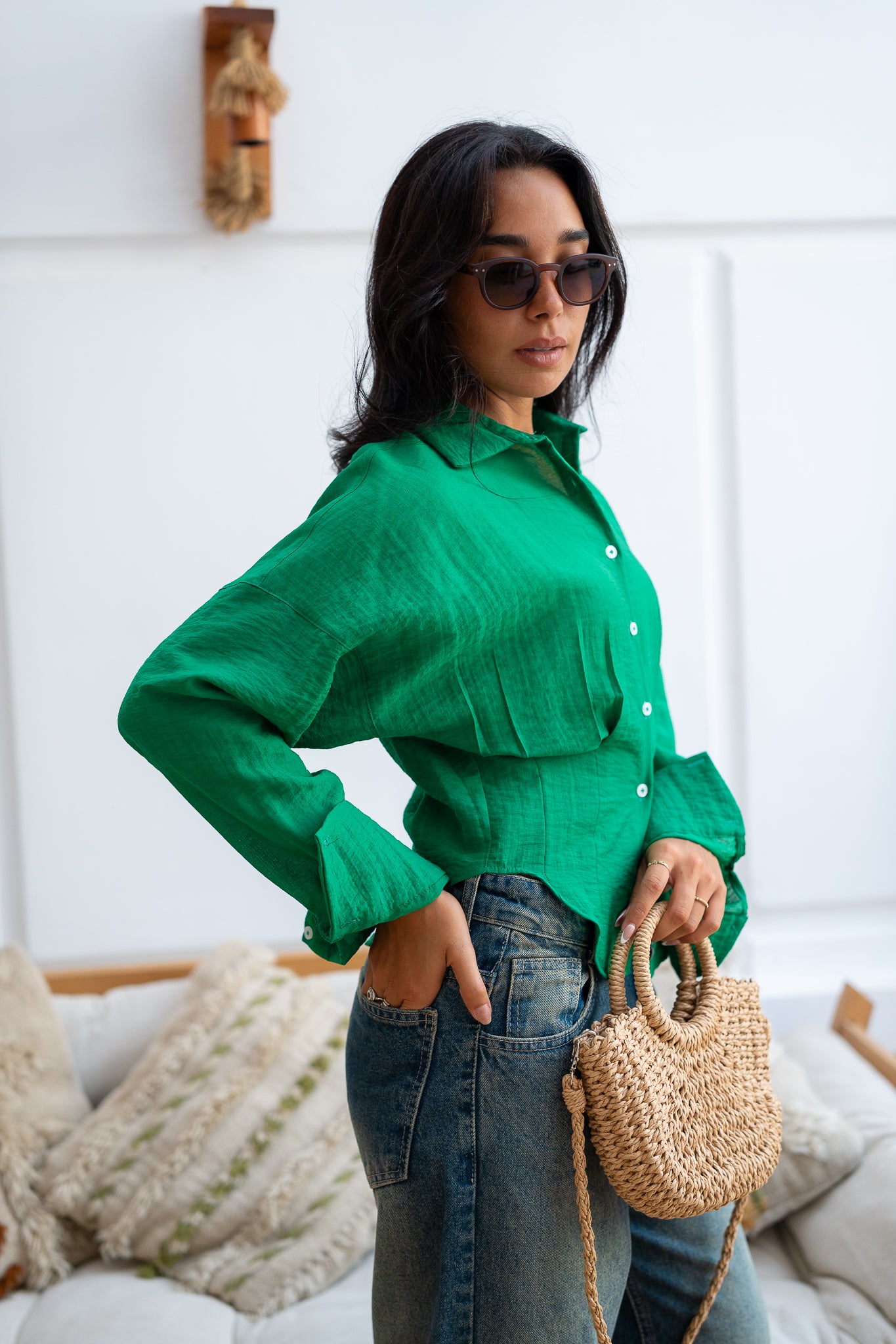 Corset Shirt - Structured & Stylish Silhouette