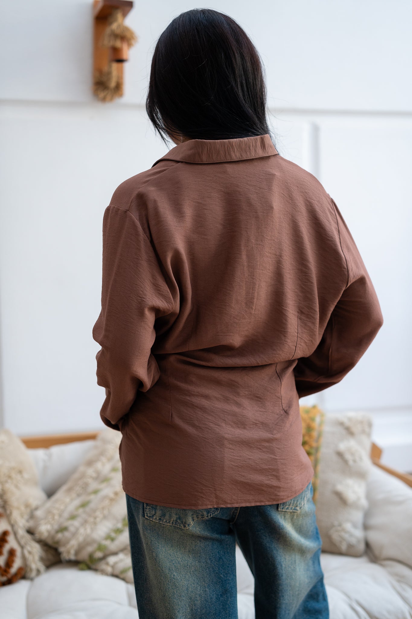 Knot Front Shirt - Effortless & Stylish