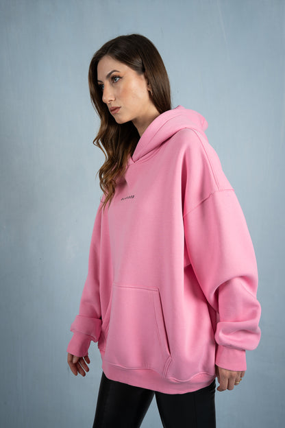 Oversize hoodie with embroidery details