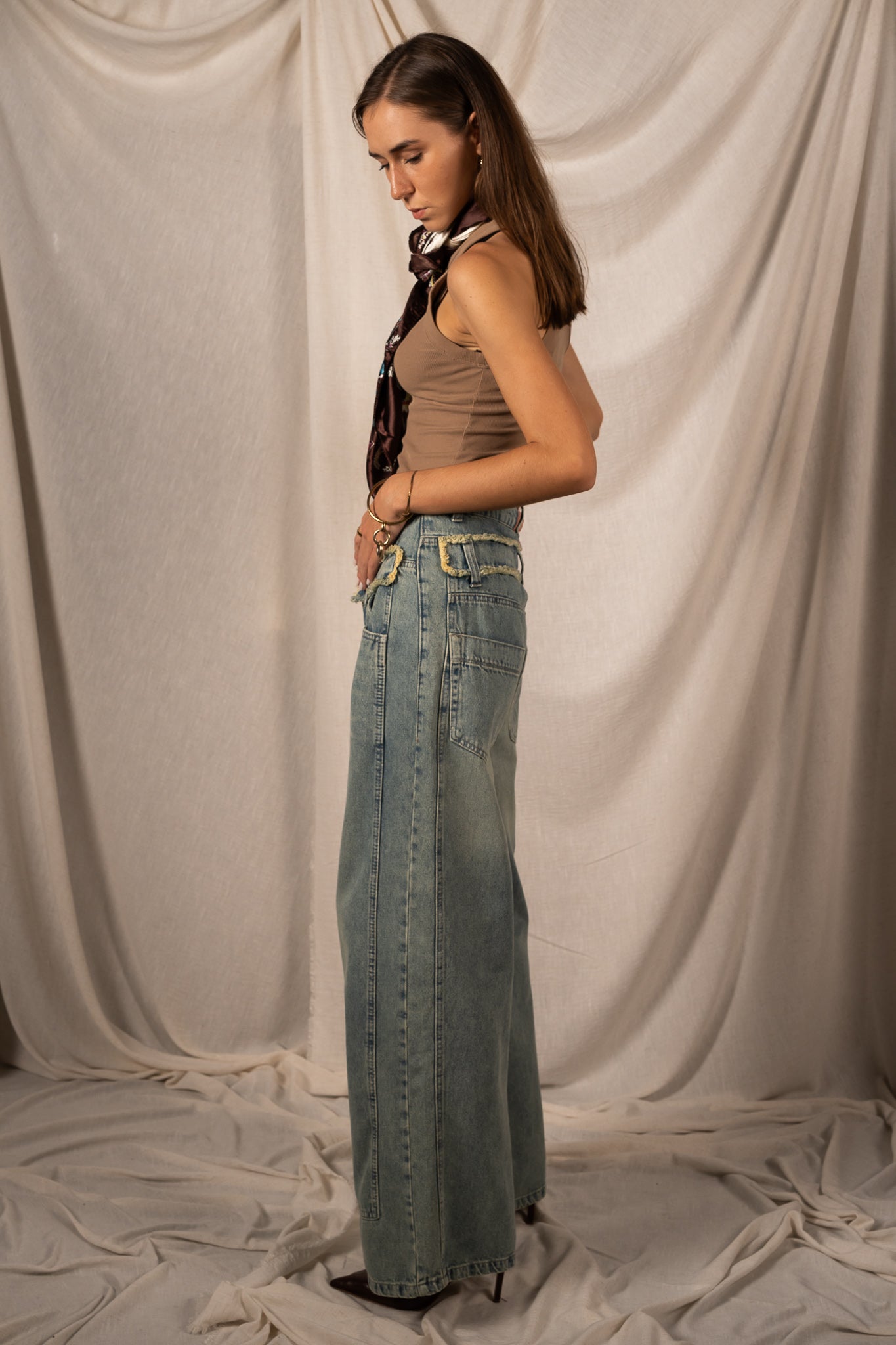 wide leg jeans