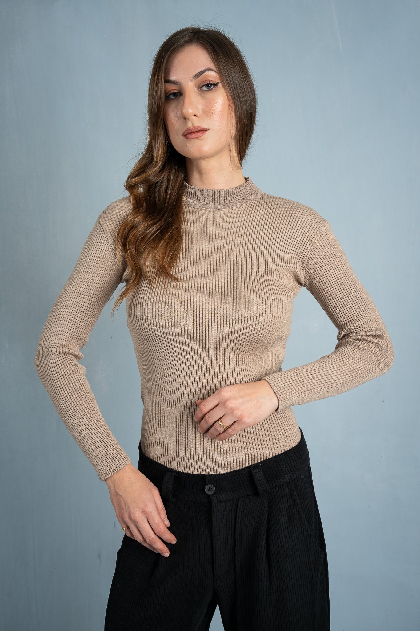 Basic Ribbed pullover