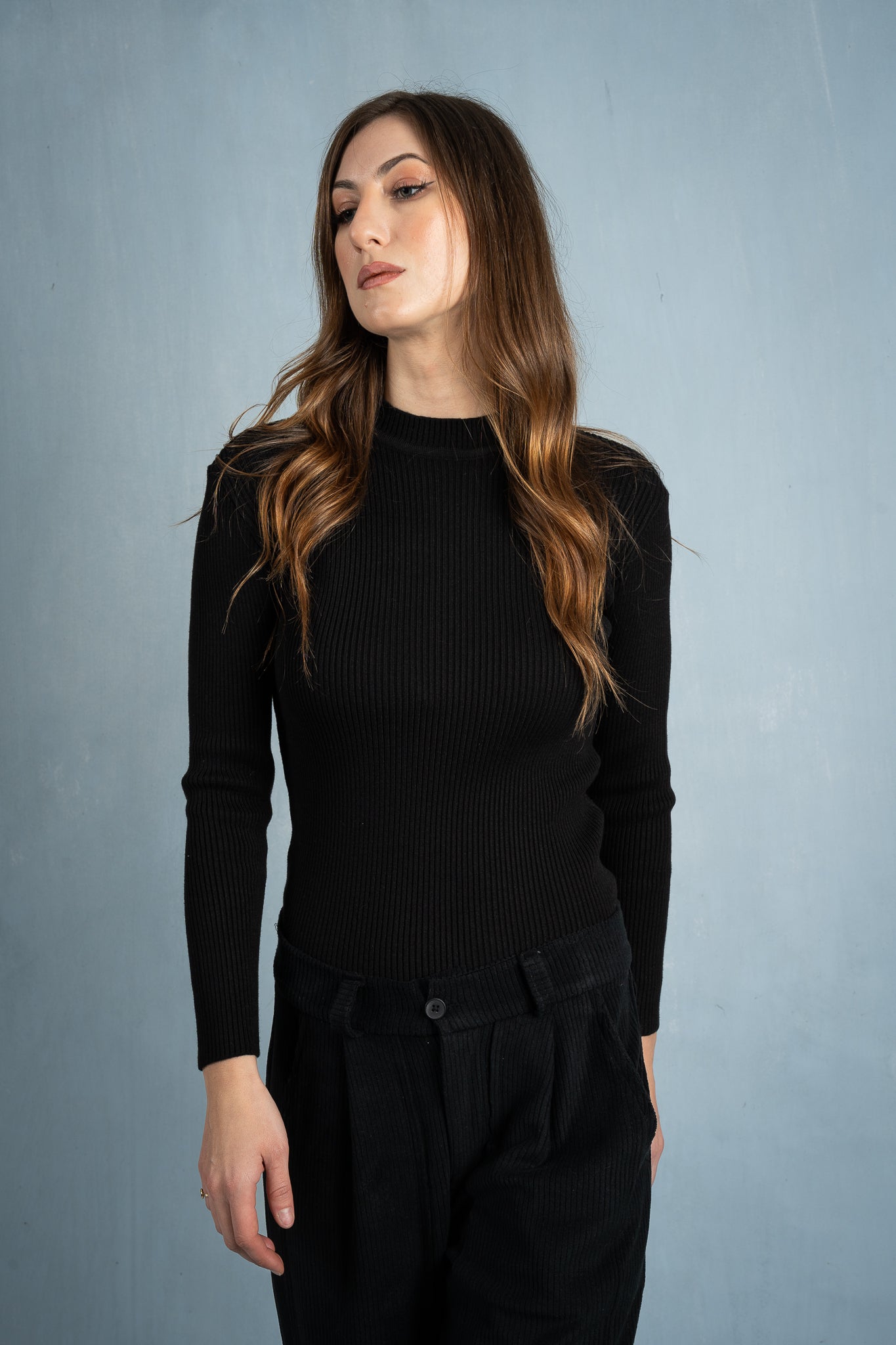 Basic Ribbed pullover