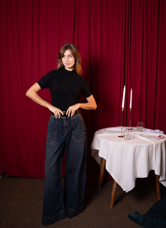 carpenter denim trousers