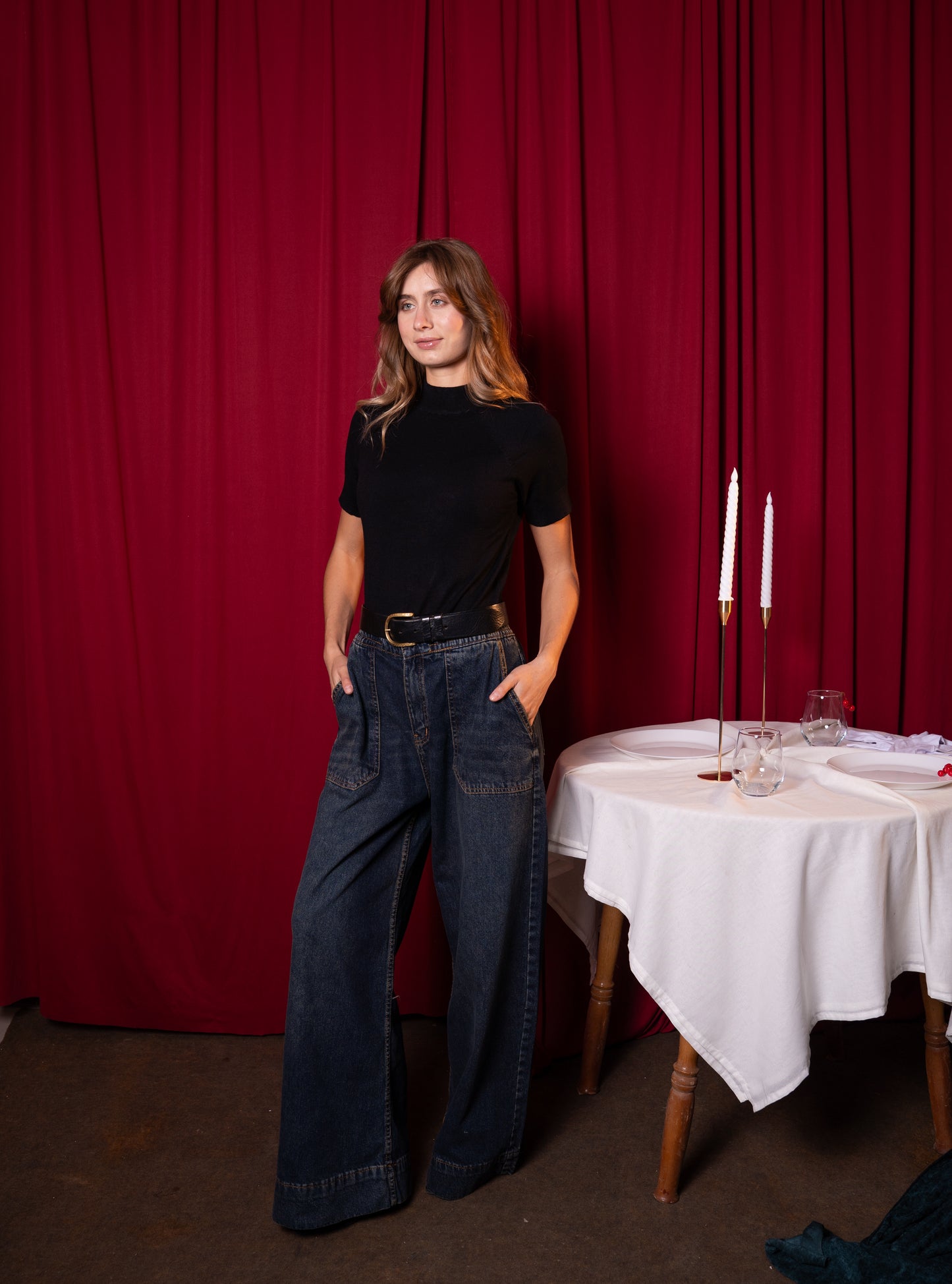 carpenter denim trousers