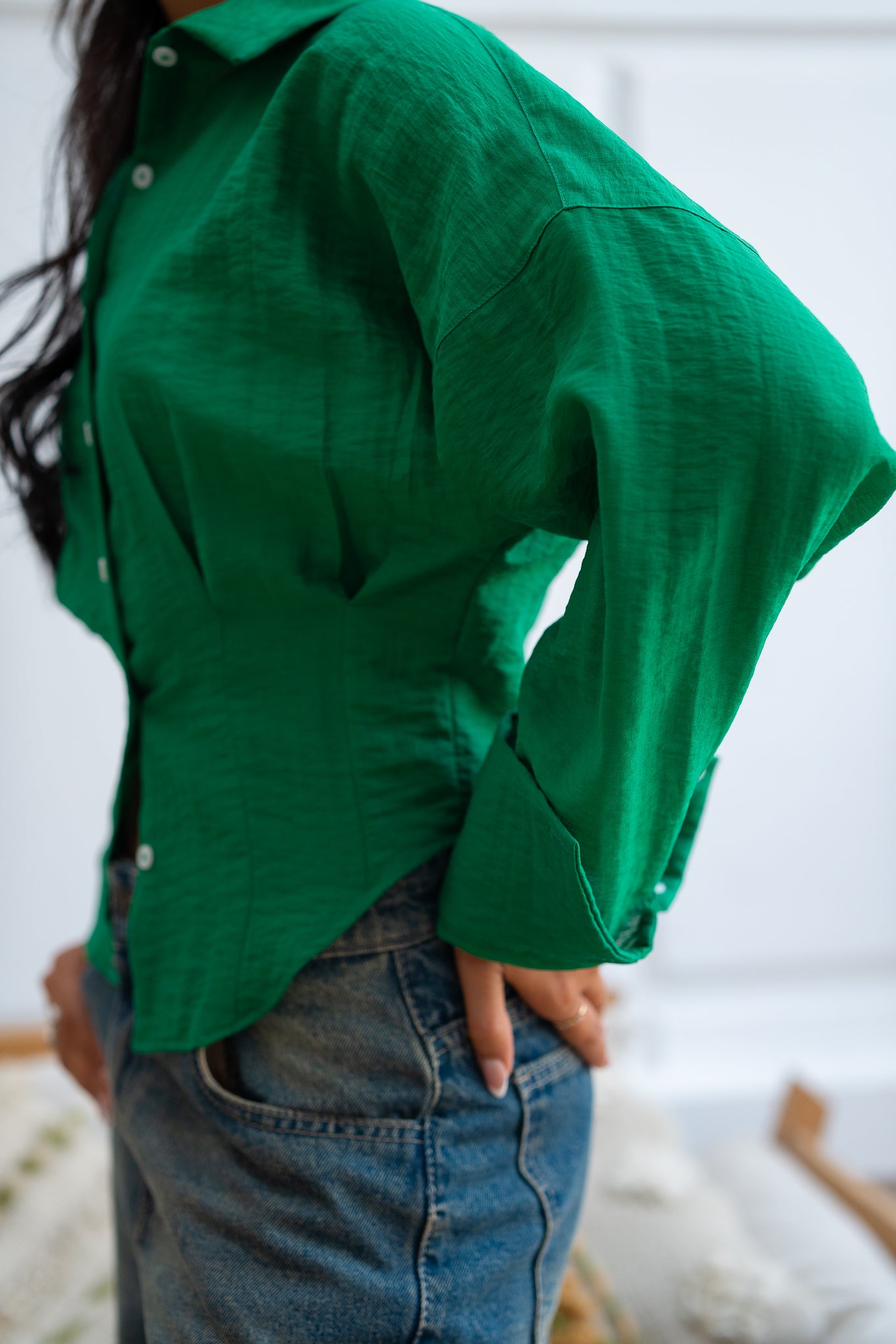 Corset Shirt  -  Structured & Stylish Silhouette